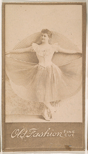 :Actress holding out pleated skirt from the Actresses series-16x12"(A3) Poster