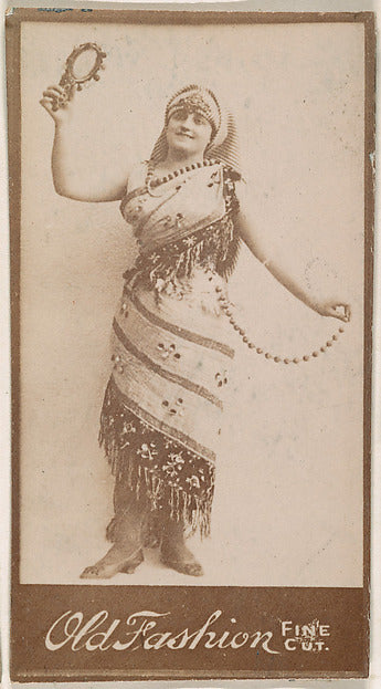 :Actress holding hand-mirror aloft from the Actresses series-16x12"(A3) Poster
