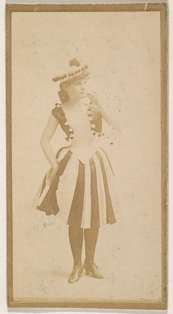 :Actress wearing striped skirt from the Actresses series pro-16x12"(A3) Poster