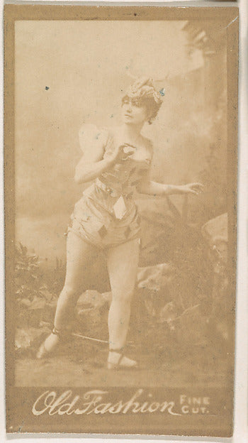 :Actress wearing diamond-patterned costume from the Actresse-16x12"(A3) Poster