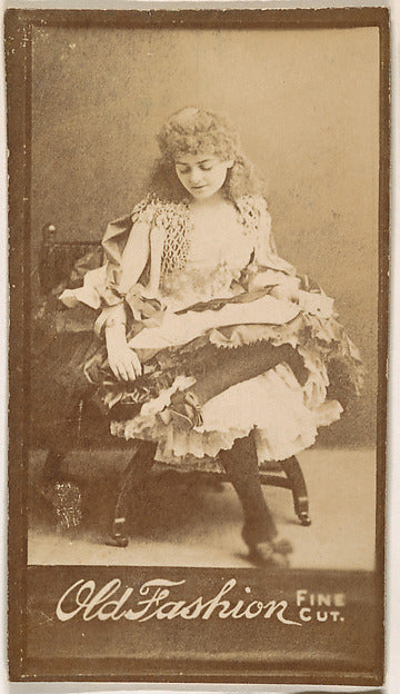 :Actress gazing down at lap from the Actresses series promot-16x12"(A3) Poster