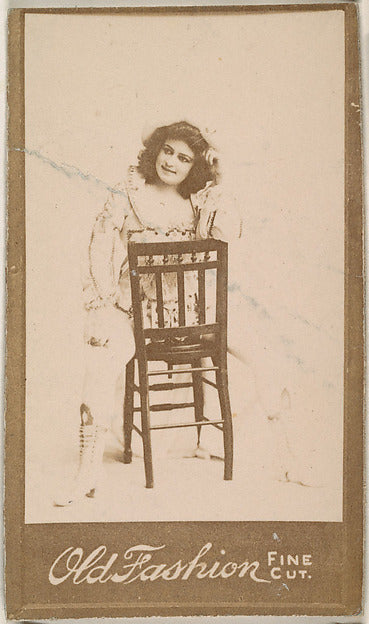 :Actress straddling chair from the Actresses series promotin-16x12"(A3) Poster