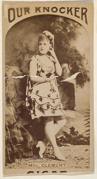 :Mlle. Clement from the Actresses series promoting Our Knock-16x12"(A3) Poster