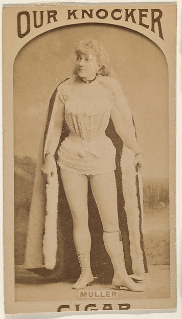 :Miss Muller from the Actresses series promoting Our Knocker-16x12"(A3) Poster