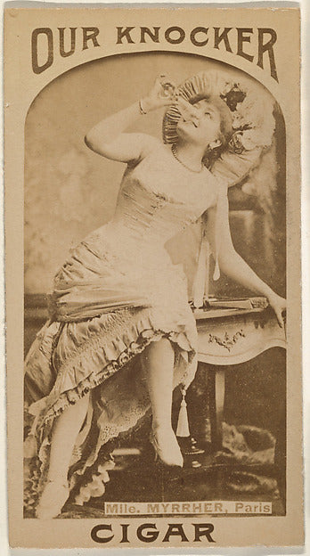 :Mlle. Myrrher Paris from the Actresses series promoting Our-16x12"(A3) Poster