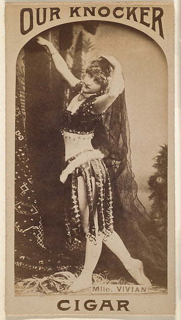 :Mlle. Vivian from the Actresses series promoting Our Knocke-16x12"(A3) Poster