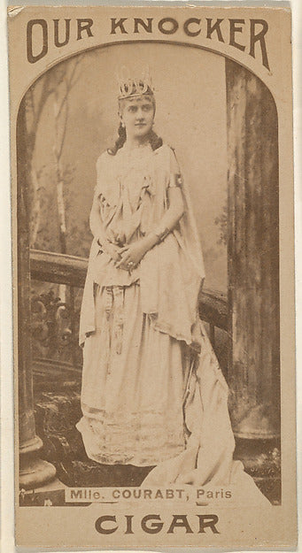 :Mlle. Courabt Paris from the Actresses series promoting Our-16x12"(A3) Poster