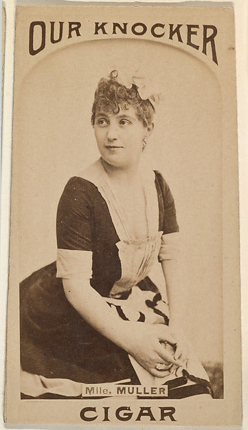 :Mlle. Muller from the Actresses series promoting Our Knocke-16x12"(A3) Poster