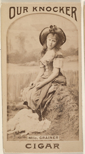 :Mlle. Grainer from the Actresses series promoting Our Knock-16x12"(A3) Poster