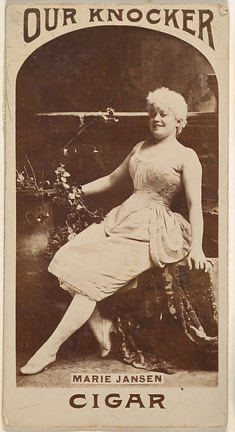 :Marie Jansen from the Actresses series promoting Our Knocke-16x12"(A3) Poster