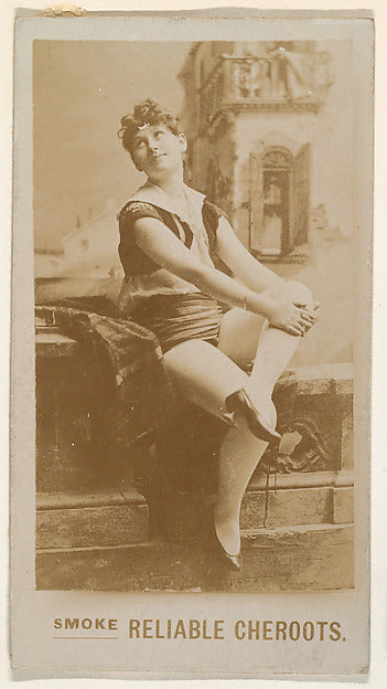 :Actress seated with hands on knee from the Actresses series-16x12"(A3) Poster