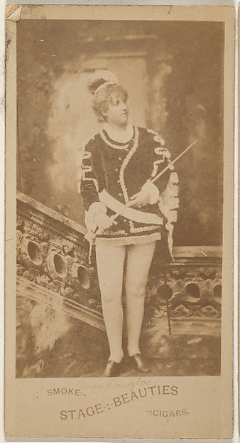 :Miss Douglas from the Actresses series to promote Stage Bea-16x12"(A3) Poster