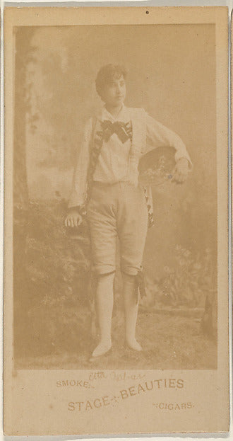 :Actress standing with hat on hip from the Actresses series -16x12"(A3) Poster
