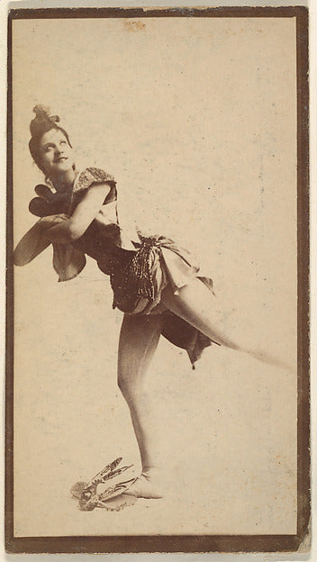 :Actress balancing on one leg from the Actresses series c188-16x12"(A3) Poster
