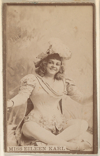 :Miss Eileen Karl from the Actresses series c1888-16x12"(A3) Poster
