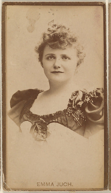 :Emma Juch from the Actresses series c1888-16x12"(A3) Poster