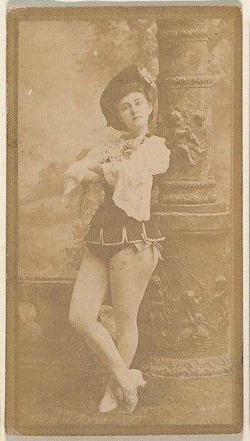 :Actress leaning against column from the Actresses series c1-16x12"(A3) Poster