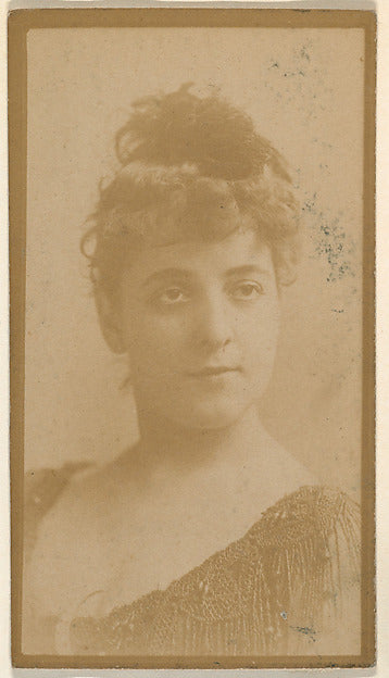 :Portrait of actress from the Actresses series c1888-16x12"(A3) Poster