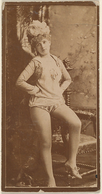 :Actress leaning on chair from the Actresses series c1888-16x12"(A3) Poster