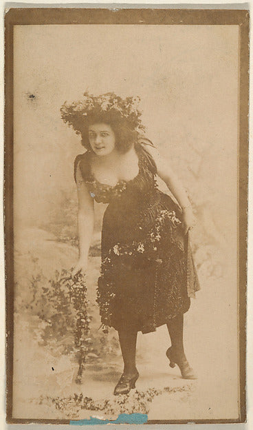 :Actress wearing costume with floral headpiece from the Actr-16x12"(A3) Poster