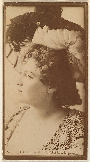 :Lillian Russell from the Actresses series c1888-16x12"(A3) Poster