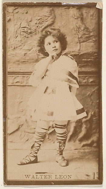 :Walter Leon from the Actresses series c1888-16x12"(A3) Poster