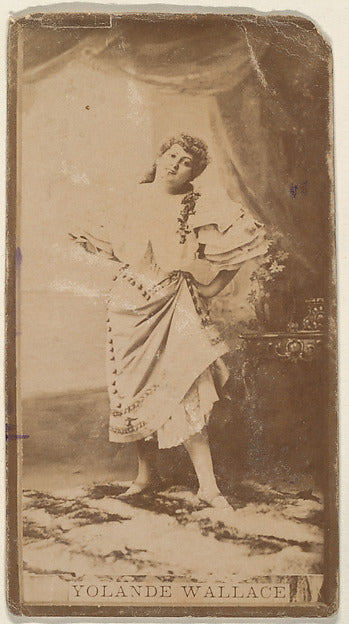 :Yolande Wallace from the Actresses series c1888-16x12"(A3) Poster