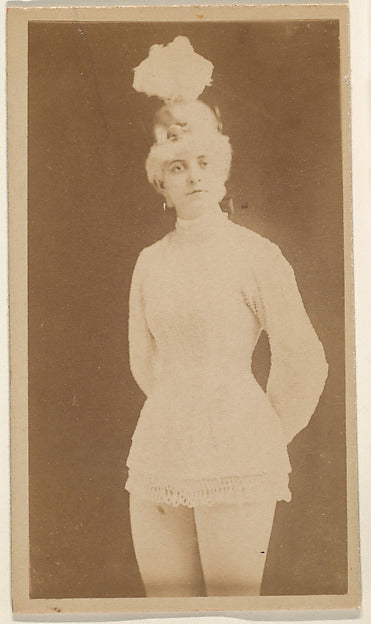 :Actress wearing plumed headpiece from the Actresses series -16x12"(A3) Poster