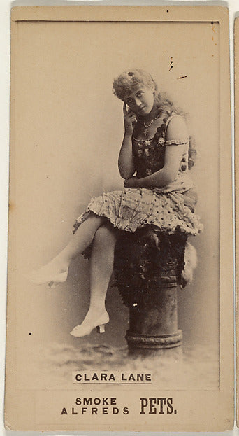 :Clara Lane from the Actresses series  promoting Alfreds Pet-16x12"(A3) Poster