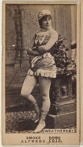 :Miss Weathersby from the Actresses series  promoting Alfred-16x12"(A3) Poster