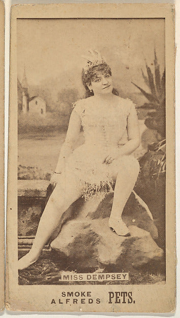 :Miss Dempsey from the Actresses series  promoting Alfreds P-16x12"(A3) Poster
