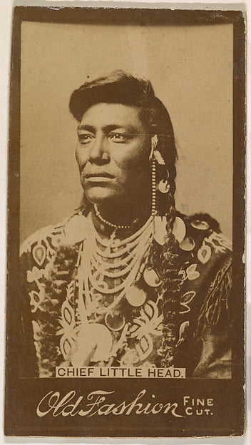 :Chief Little Head from the Indian Chiefs series promoting O-16x12"(A3) Poster