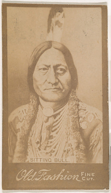 :Sitting Bull from the Indian Chiefs series promoting Old Fa-16x12"(A3) Poster