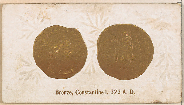 :Bronze Constantine I 323 A.D. from the Ancient Coins series-16x12"(A3) Poster