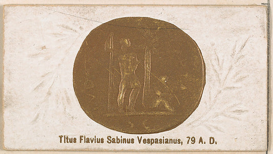 :Titus Flavius Sabinus Vespasianus 79 A.D. from the Ancient -16x12"(A3) Poster