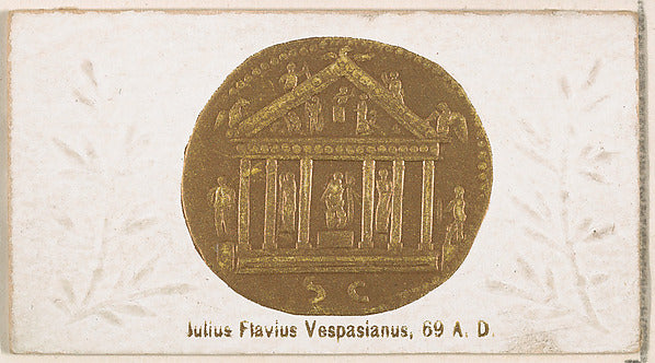 :Julius Flavius Vespasianus 69 A.D. from the Ancient Coins s-16x12"(A3) Poster