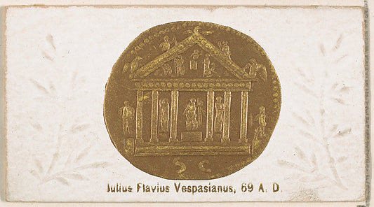 :Julius Flavius Vespasianus 69 A.D. from the Ancient Coins s-16x12"(A3) Poster