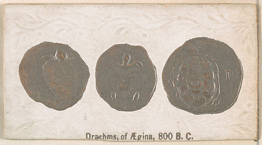 :Drachm of Aegina 800 B.C. from the Ancient Coins series iss-16x12"(A3) Poster
