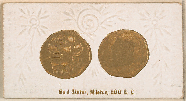 :Gold Stater Miletus 800 B.C. from the Ancient Coins series -16x12"(A3) Poster