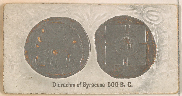 :Didrachm of Syracuse 500 B.C. from the Ancient Coins series-16x12"(A3) Poster