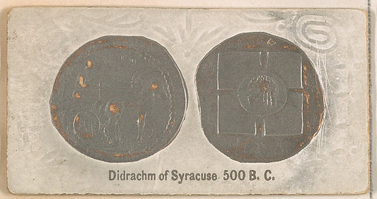 :Didrachm of Syracuse 500 B.C. from the Ancient Coins series-16x12"(A3) Poster