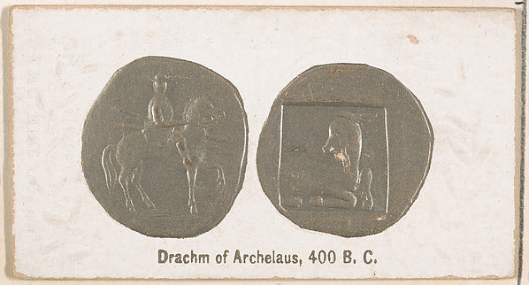 :Drachm of Archelaus 400 B.C. from the Ancient Coins series -16x12