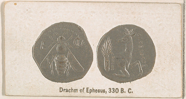 :Drachm of Ephesus 330 B.C. from the Ancient Coins series is-16x12"(A3) Poster