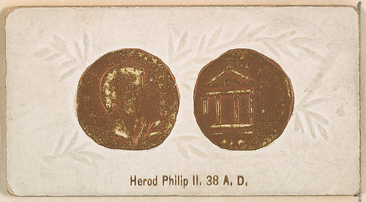 :Herod Philip II 38 A.D. from the Ancient Coins series issue-16x12"(A3) Poster