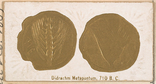 :Didrachm Metapontum 710 B.C. from the Ancient Coins series -16x12"(A3) Poster