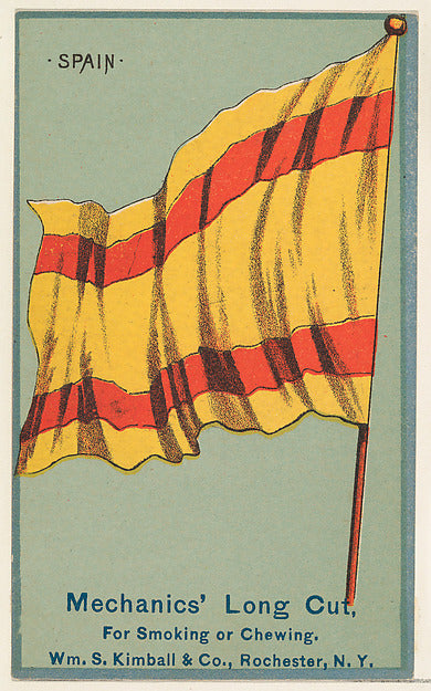 :Spain from the National Flags series issued by Wm. S. Kimba-16x12"(A3) Poster