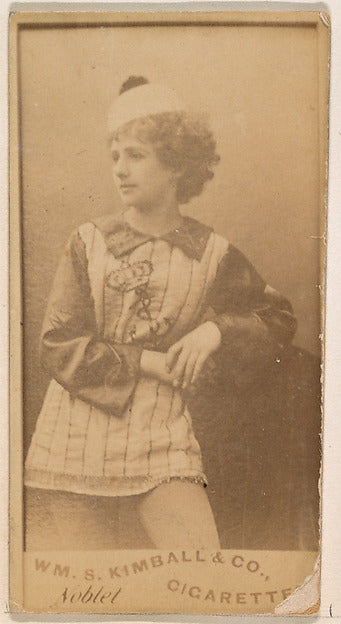 :Miss Noblet from the Actresses series issued by Wm. S. Kimb-16x12"(A3) Poster