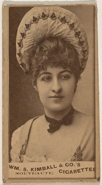 :Miss Nouveaute from the Actresses series issued by Wm. S. K-16x12"(A3) Poster