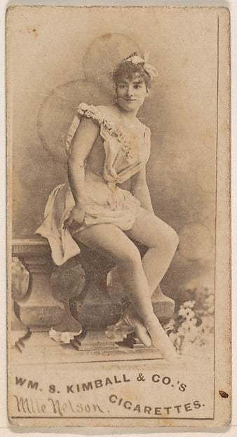 :Mlle. Nelson from the Actresses series issued by Wm. S. Kim-16x12"(A3) Poster