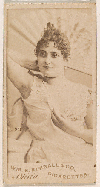 :Miss Olivia from the Actresses series issued by Wm. S. Kimb-16x12"(A3) Poster